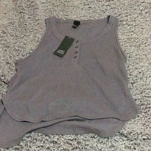 Cute grey tank top